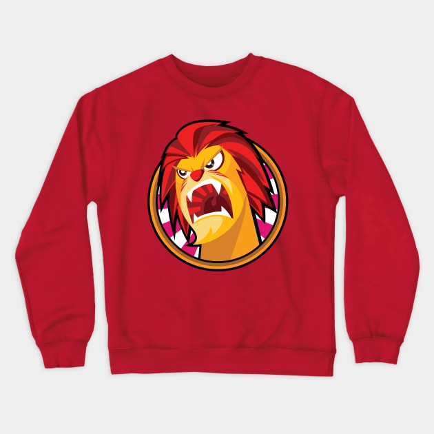 Fury Lion Crewneck Sweatshirt by zoneo